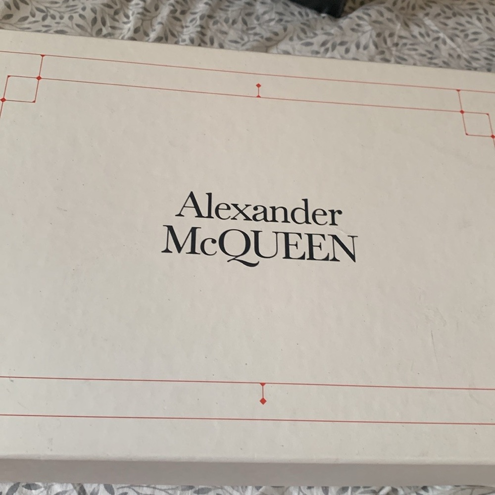 White and Red Alexander McQueens sneakers size 41